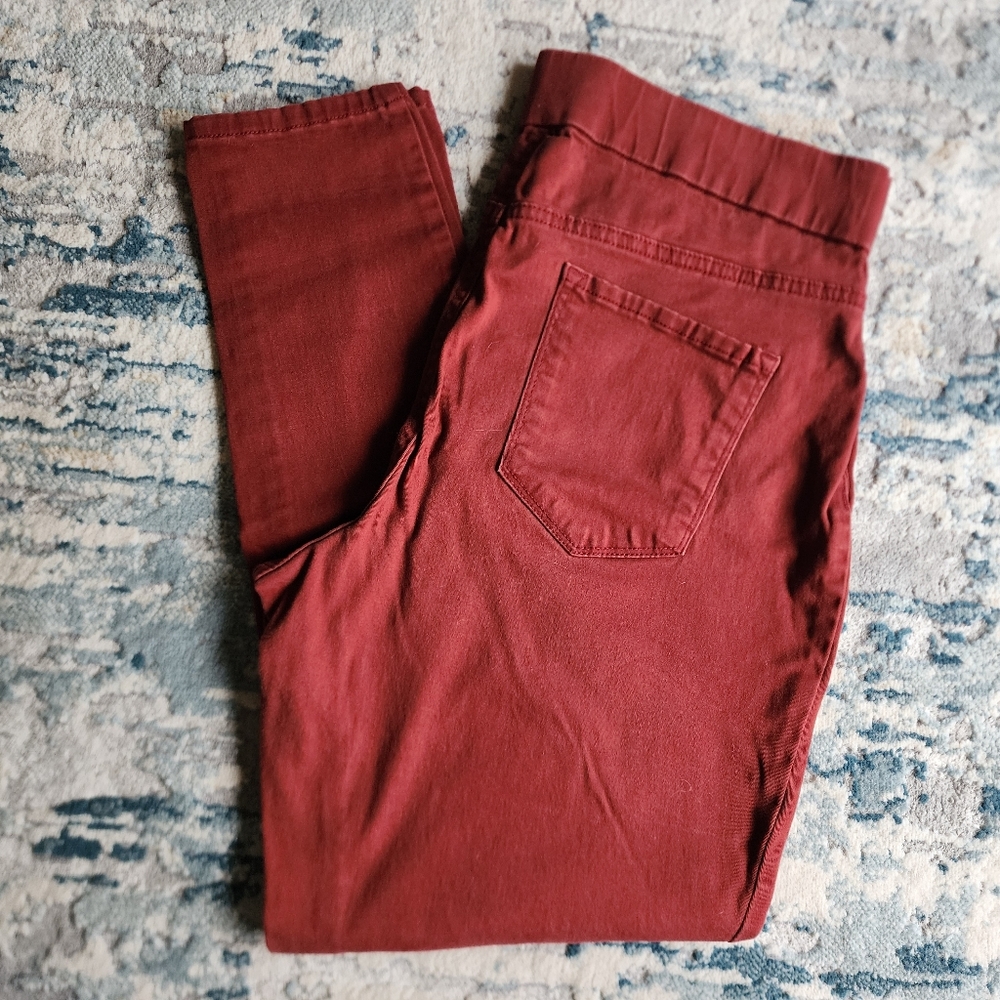 Nine West Red Skinny Pants Size 16